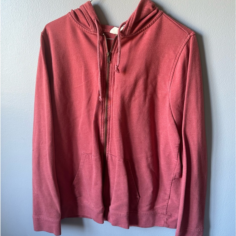 Red Zip Up Hoodie